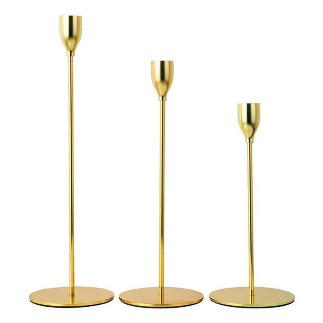 Junips | 3-piece set metal candle holder