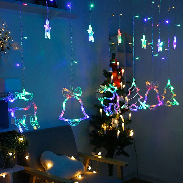 Junips | Solar Moon Star Lamp LED String Lights Decoration