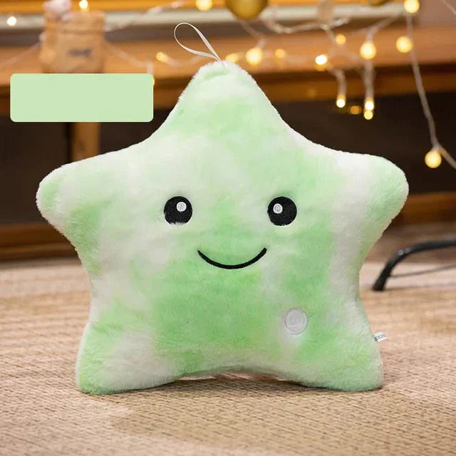 Junips | LED Star Plush Light - Soft Glow Star Pillow Doll, Plush Toy for Kids & Home Decor, Perfect Birthday Gift
