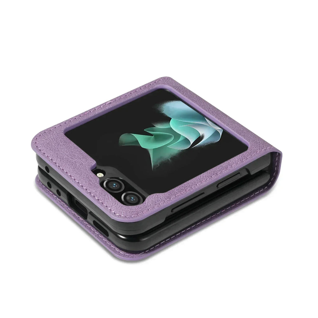 Junips | Leather Wallet Case for Samsung Galaxy Z Flip Series