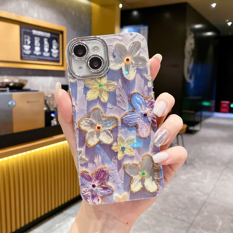 Junips | Flower Glow Soft Shockproof iPhone Case