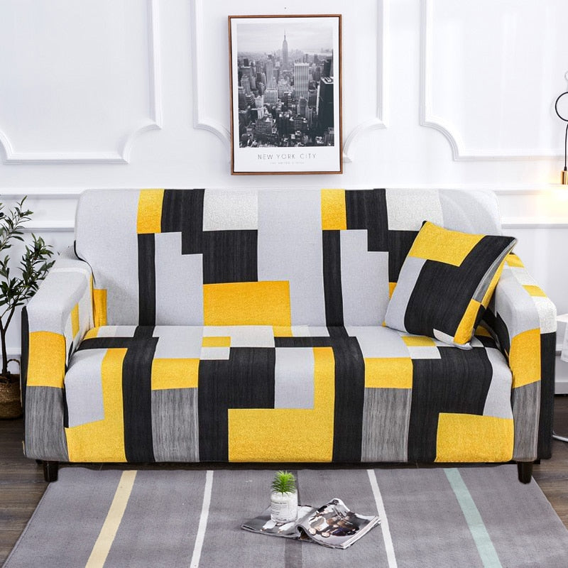 Junips | Modern Non-slip Colorful Elastic Sofa Cover