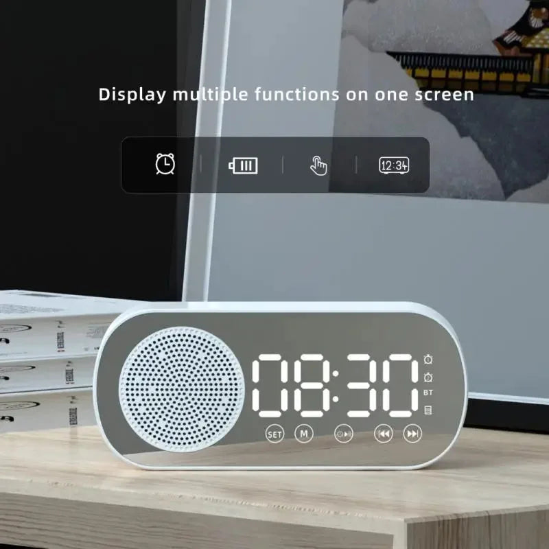 Junips | Digital Alarm Clock with Bluetooth Speaker & FM Radio
