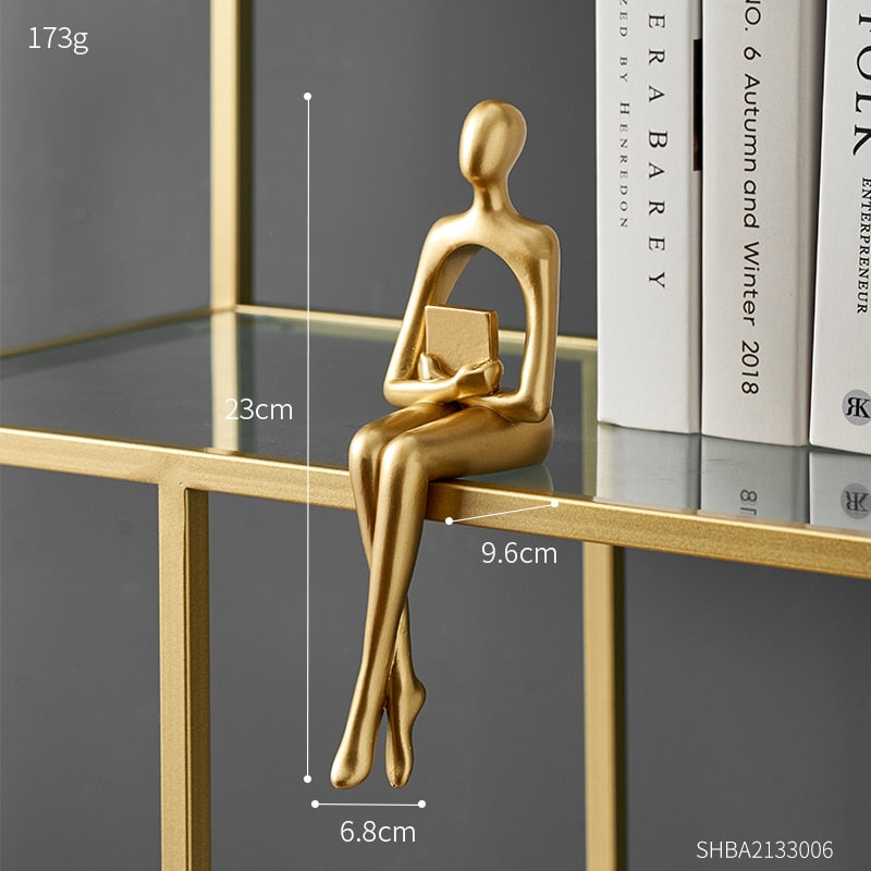 Junips | Modern Figurines Abstract Home Decor Sculpture