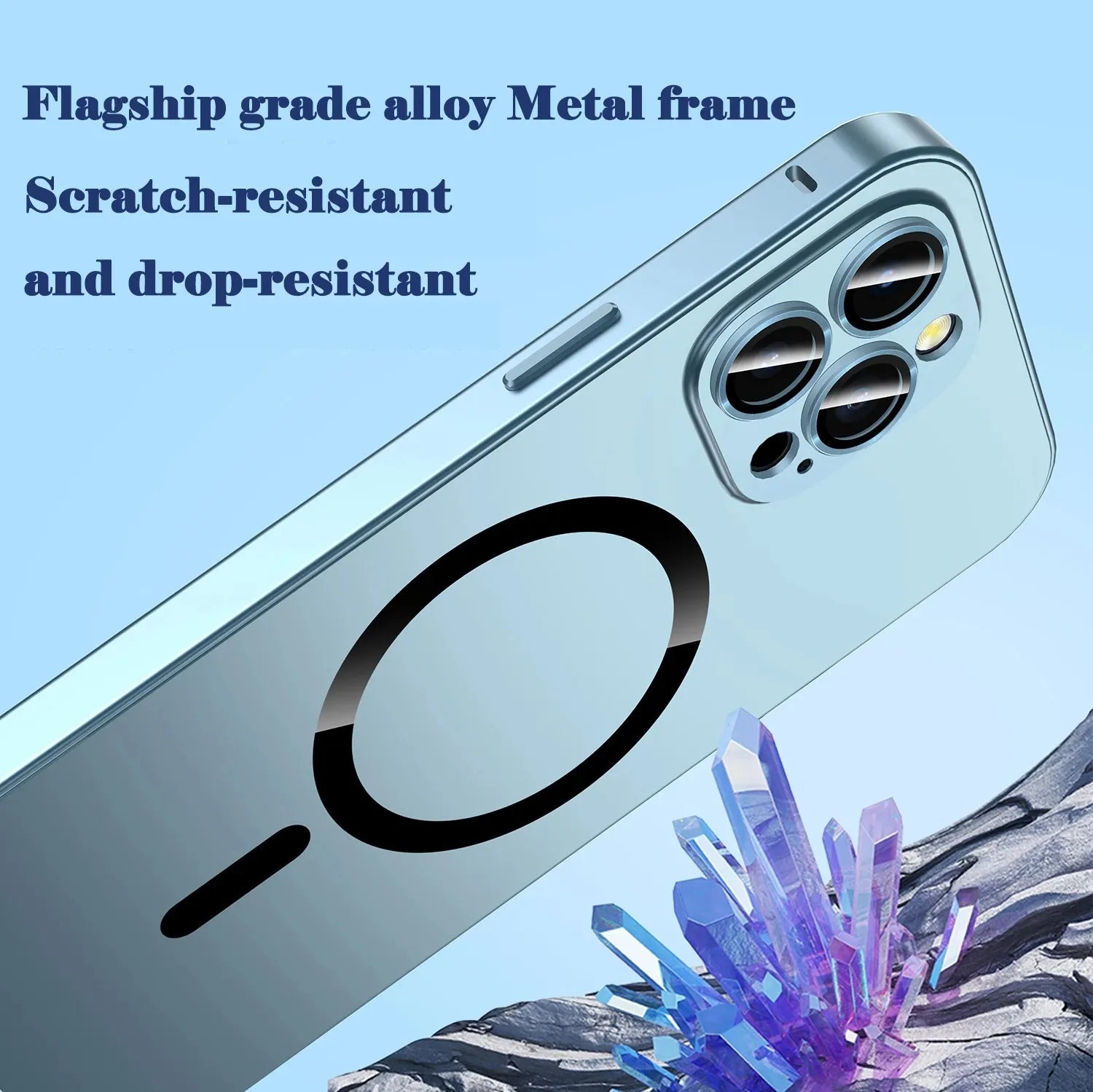 Junips | Magsafe Aluminum Frame Metal Bumper iPhone Case