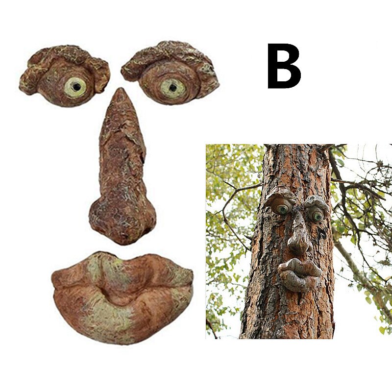 Junips | Eyes of Nature: Tree Face Bird Feeder Station