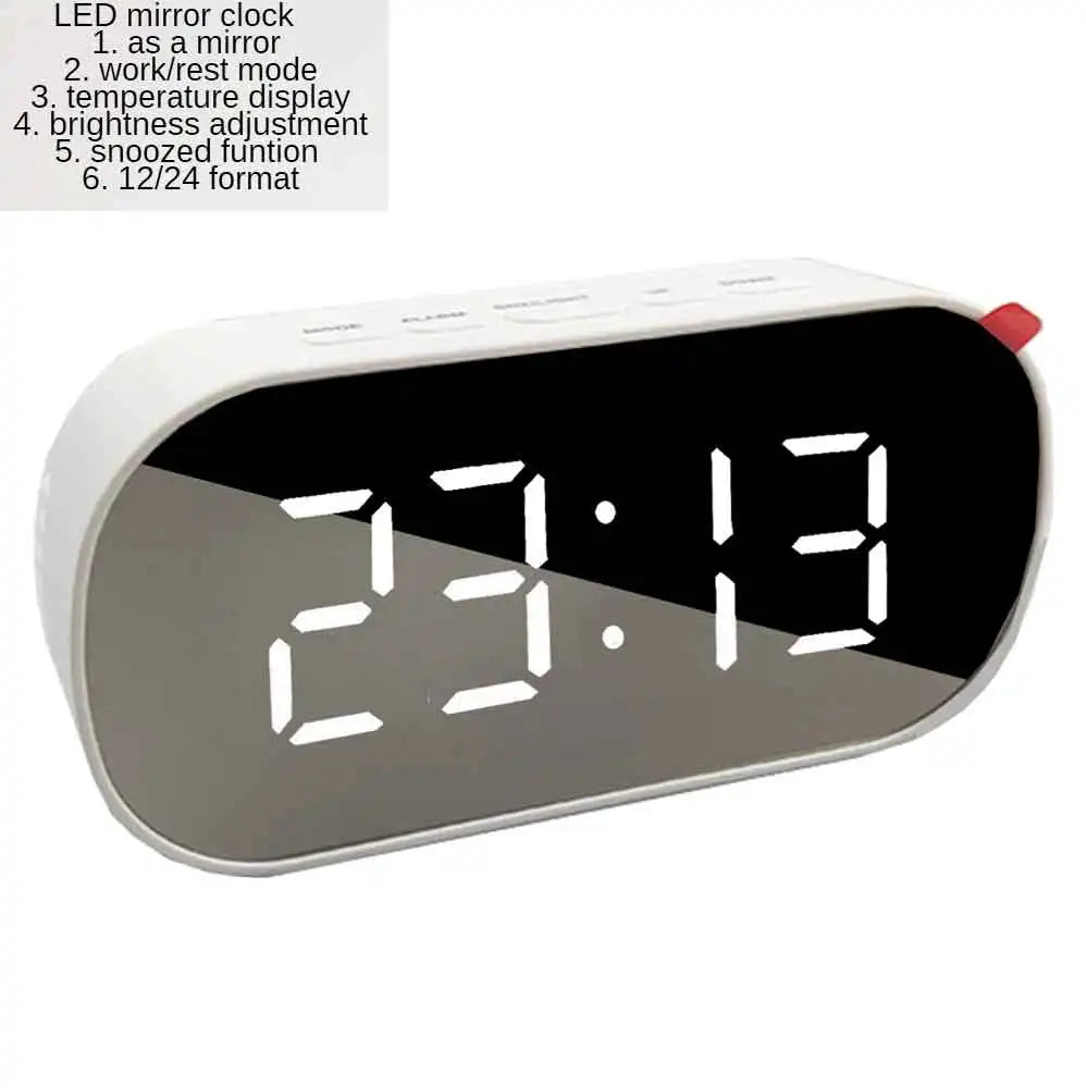 Junips | Curved Screen Digital Alarm Clock