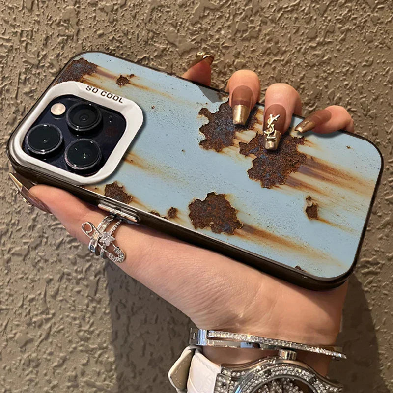 Junips | Industrial Rust Finish Shockproof iPhone Case