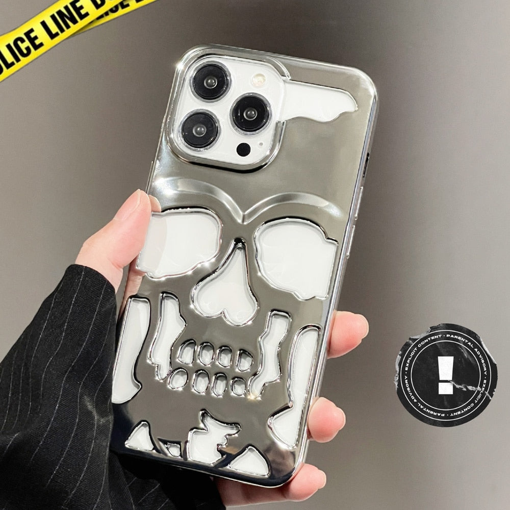 Junips | Gothic Midnight Skull Phone Case