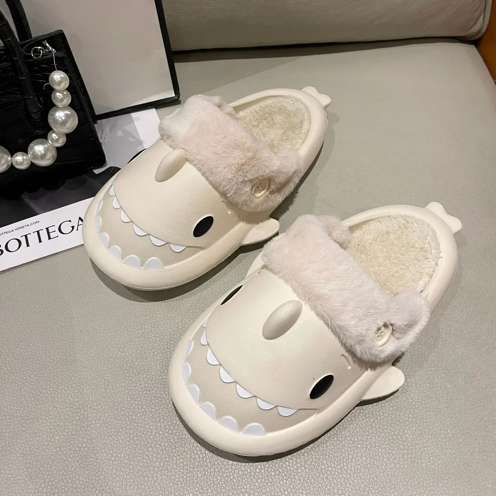 Junips | SharkSlides - Funny Cotton Slippers