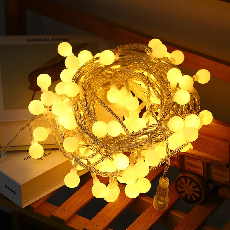Junips | LED Fairy Bubble String Lights Festive Lights