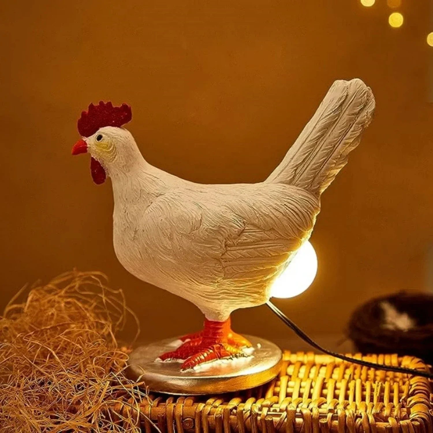 Junips | Farmhouse Chicken Table Lamp