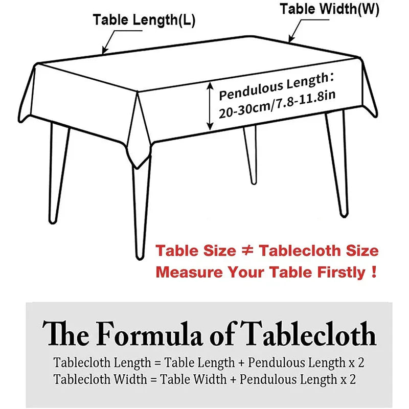 Junips | 2023 Cotton-Linen Tablecloth with Tassels, Rectangular Tablecloth for Dining Table, Coffee-Tea Tablecloths, Wedding Easter Decoration