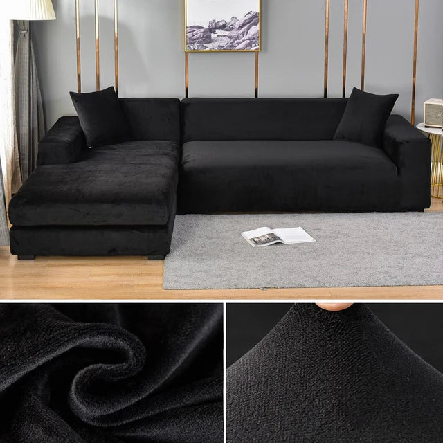 Junips | SofaGuard™ | Elastic Velvet Sofa Cover that Saves You Money