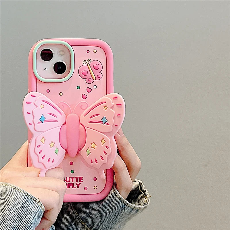 Junips | Lovely 3D Folded Butterfly Shockproof iPhone Case