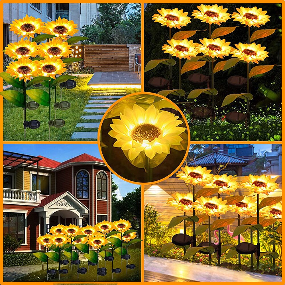 Junips | Solar-Sunflowers: Waterproof Garden Joy