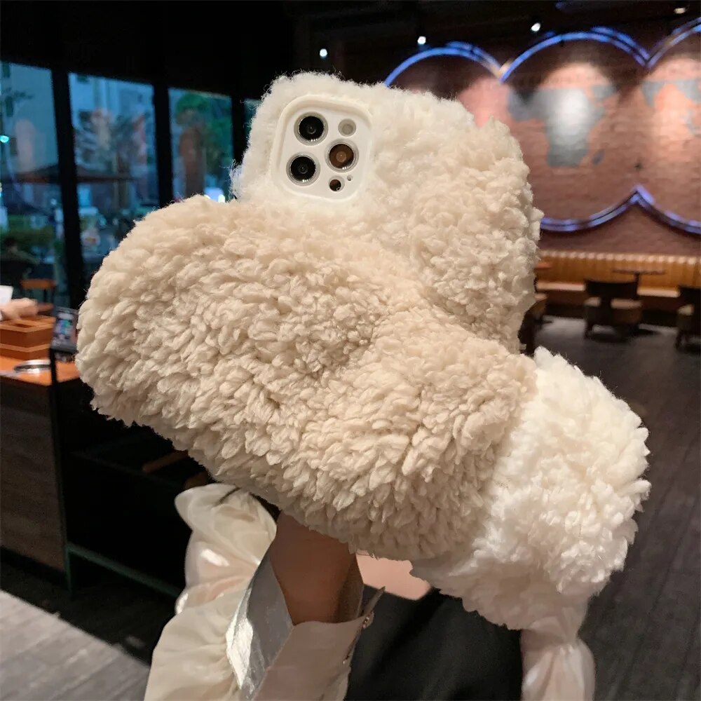 Junips | Fluffy Fur iPhone Case Glove