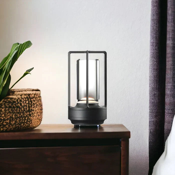Junips | Warm LED Cordless Table Lamp – Battery Operated Nordic Design - LED with Touch Control, Suitable for Bedroom, Home, Outdoor - Ideal Night Light