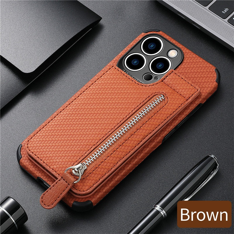 Junips | Zip Zip Elegance Wallet iPhone Case