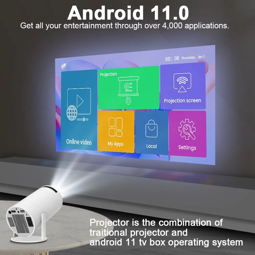 Junips | – 4K Android Projector Pro