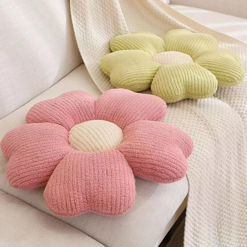 Junips | Fluffy Clover Flowers Pillow
