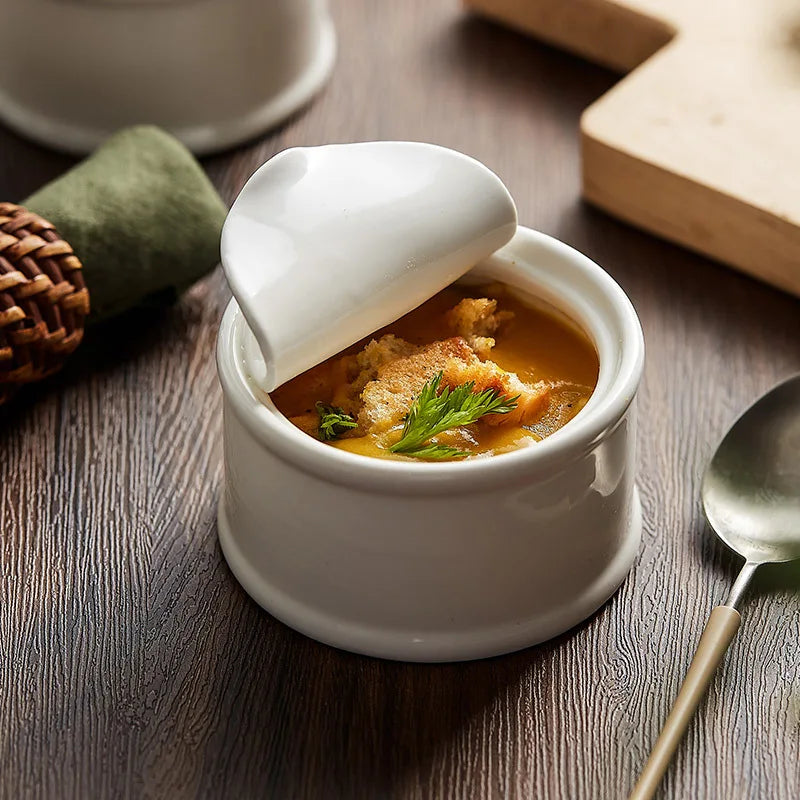 Junips | Contemporary French Onion Soup Bowl – Premium Ceramic Soup & Stew Bowl