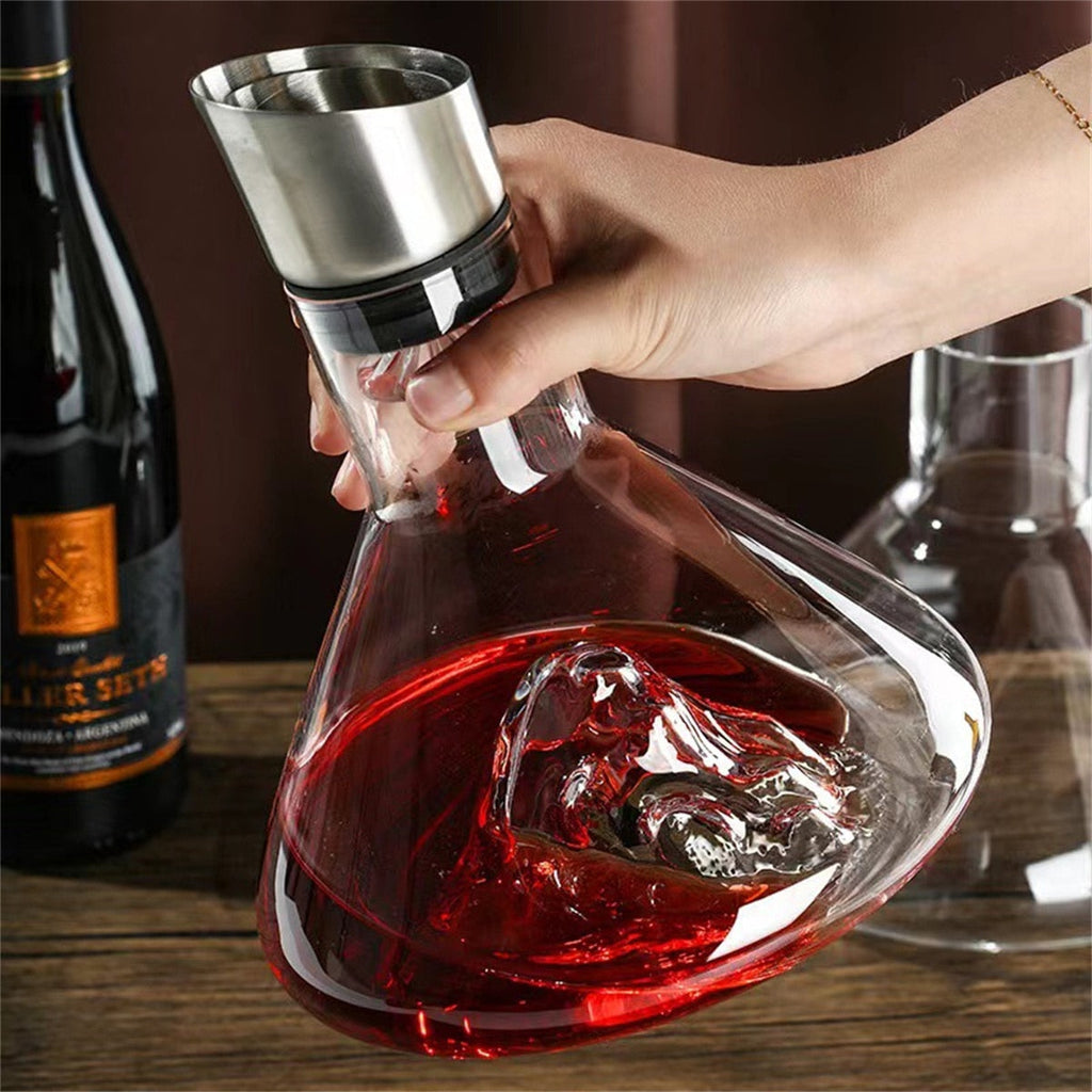 Junips | Dreamy Mountain Premium Crystal Wine Decanter