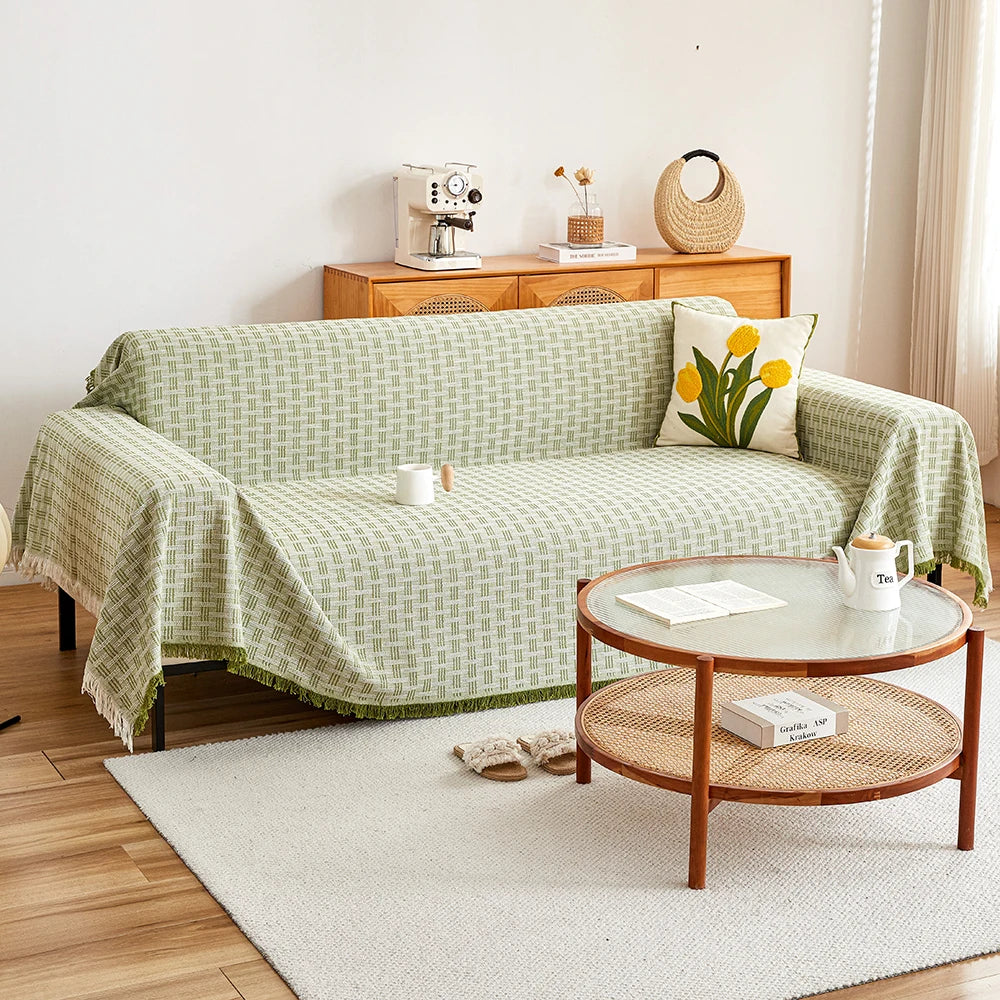Junips | DualComfort Reversible Sofa Cover – Stylish, Washable Couch Protector for 3–4 Seater Sofas