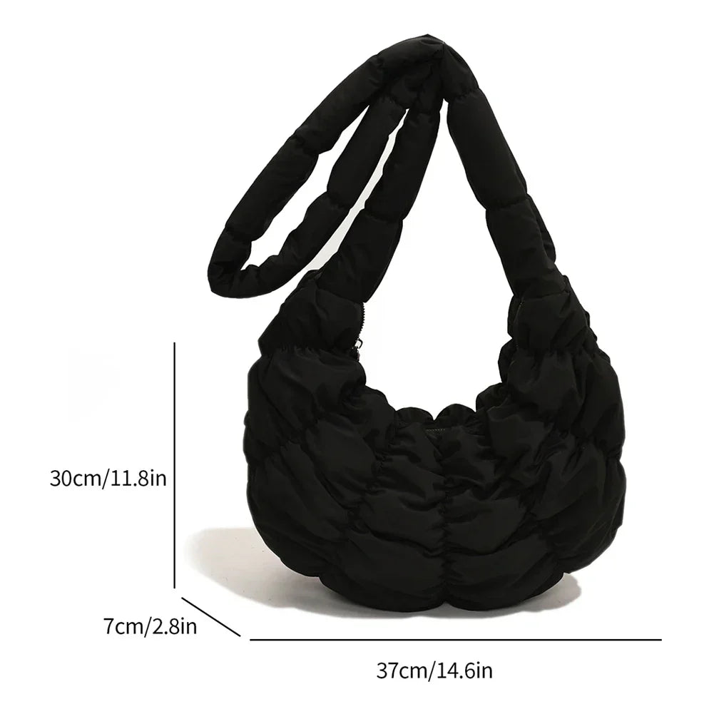 Junips | Puff Croissant Shoulder Bag