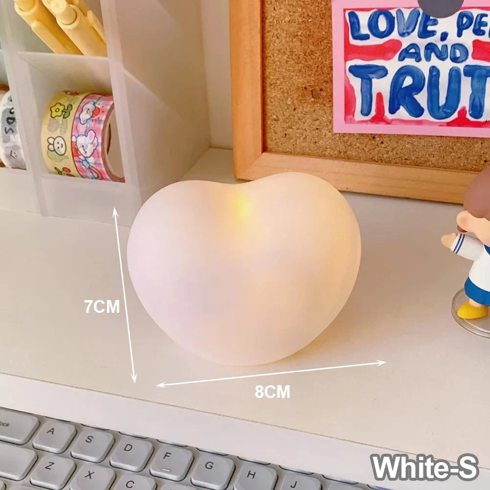 Junips | Heart LED Lamp | 3D Night Light & Decor | Romantic & Creative | Gift for Wedding, Birthday & Christmas