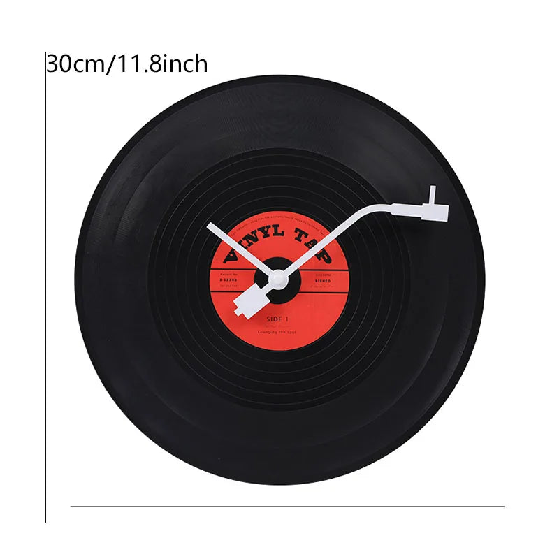 Junips | Musical Vinyl Record Wall Clock