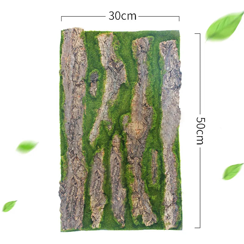 Junips | DIY Wall Decoration Green Plant Bark