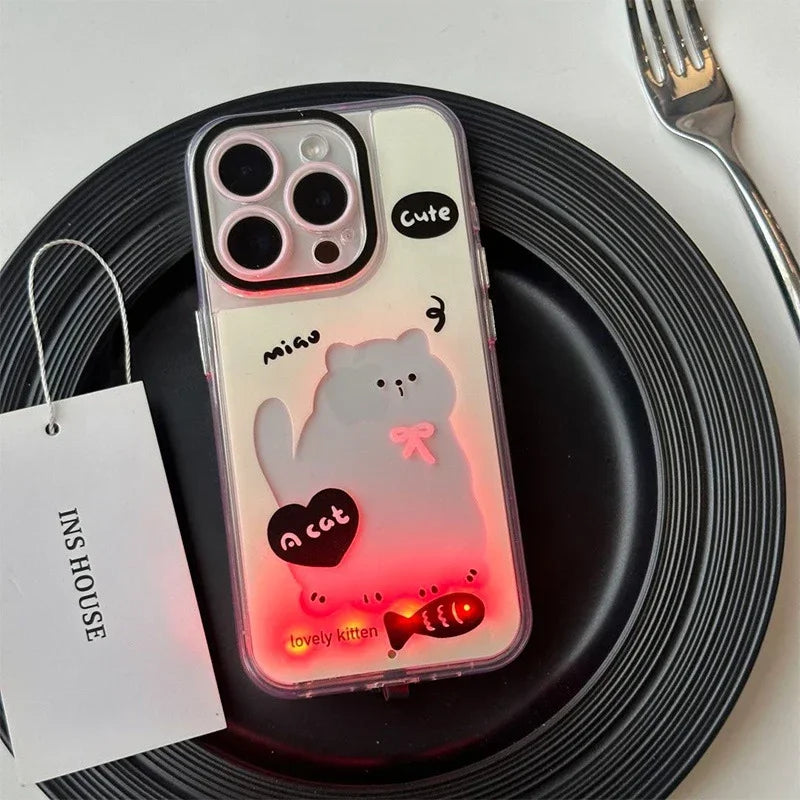 Junips | Glowing Puppy Light-Up iPhone Case