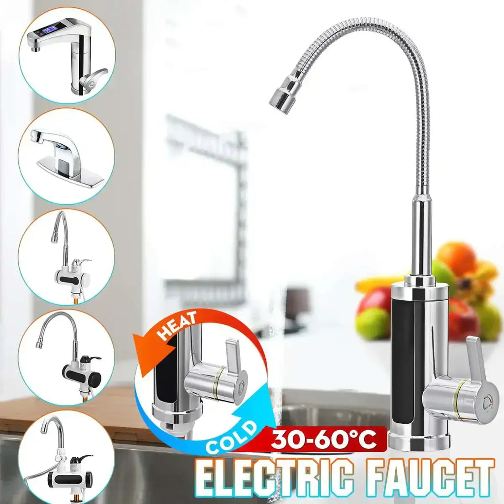 Junips | 3000W Electric Kitchen Faucet with Instant Hot Water - FlowHeat