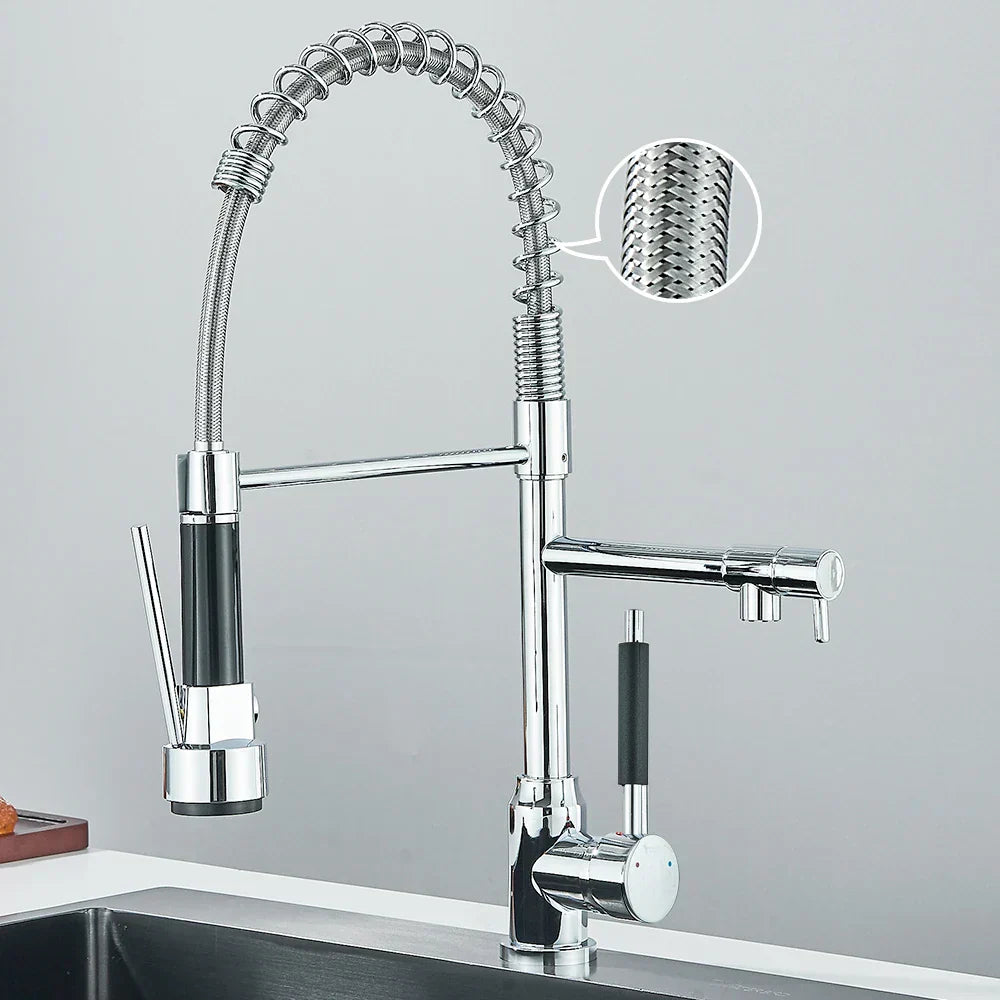 Junips | SpringFlow – Kitchen faucet with dual outlet