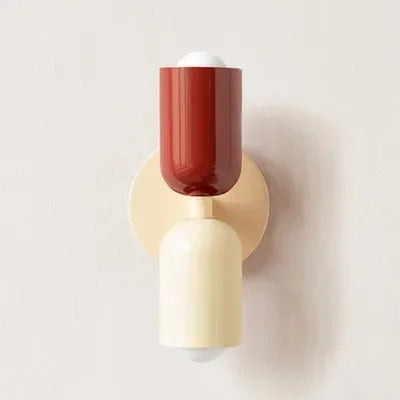 Junips | Nordic LED Wall Lamp Modern Minimalist Cream Double Head Lights For Living Room Bedroom Besides Study Indoor Decoration Fixture