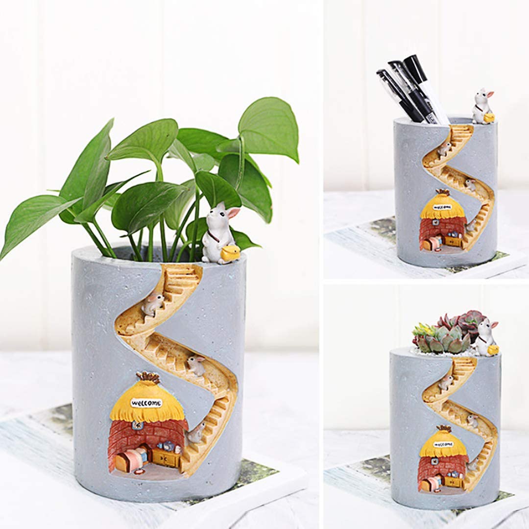 Junips | Fantastic Fusion: Unique Artistic Resin Flower Pots