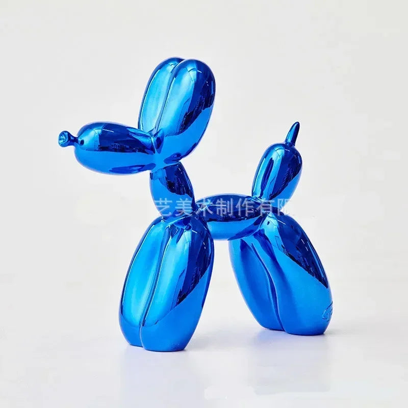 Junips | Nordic Balloon Dog Sculpture Resin Animal Ornament Art Sculptures and Figures Craft Home Decoration Room Desktop Accessories