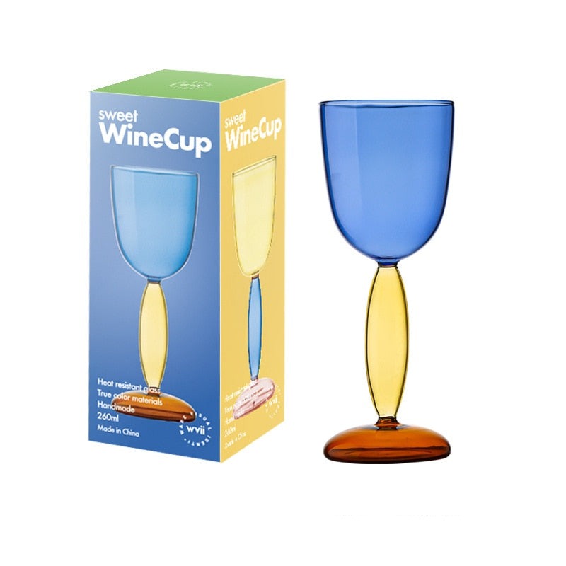 Junips | Borosilicate 3-Color Glassware - Wine Glass