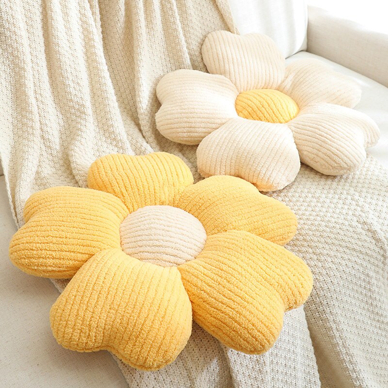 Junips | Fluffy Clover Flowers Pillow