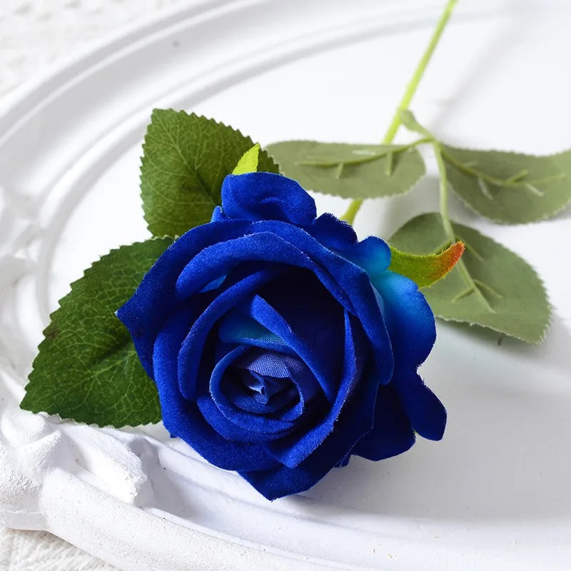 Junips | 20 pieces Realistic Velvet Silk Rose Bouquet