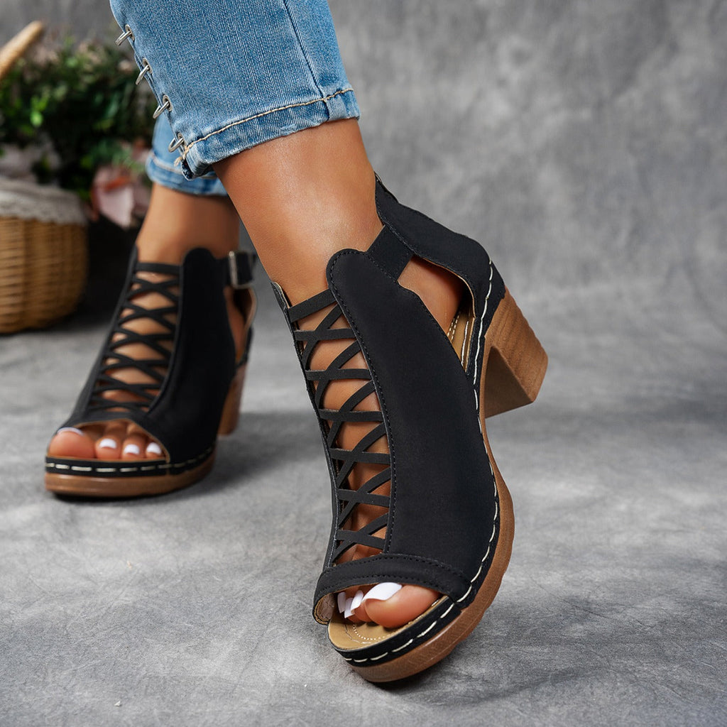 Sienna Cutout Sandals