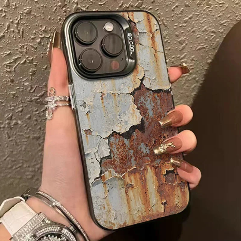 Junips | Industrial Rust Finish Shockproof iPhone Case
