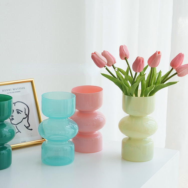 Junips | Glass Animal Vase - Multicolor