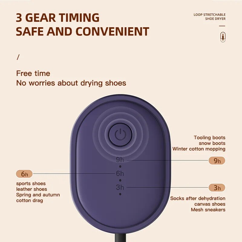 Junips | Stretchable Wearable Electric Sterilization Shoe Dryer