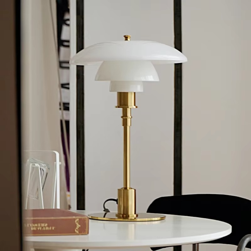 Junips | Scandinavian Dimmable Table Lamp – Modern Danish Designer Iron & Glass Lamp