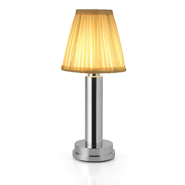 Junips | Table Lamp with Gold Base and Fabric Shade