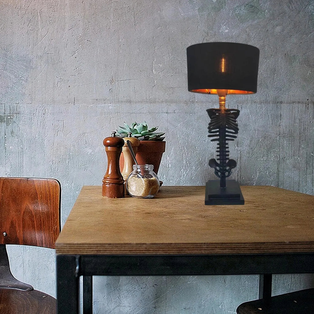 Junips | Handcrafted Gothic Skeleton Table Lamp
