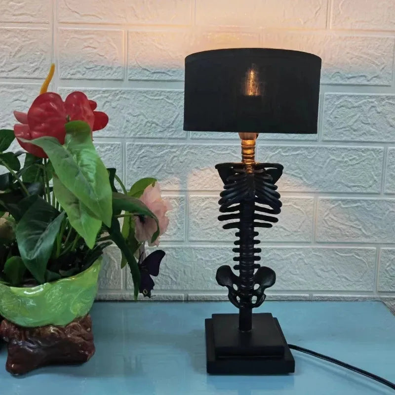 Junips | Handcrafted Gothic Skeleton Table Lamp