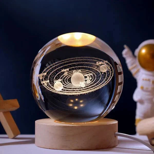 Junips | Luminous Crystal Ball LED Night Light Decor